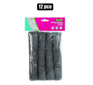 Steel Wool Pads 12 Pc