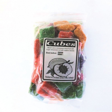 Mixed Fruit Cubes 500g