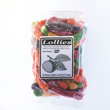 Mixed Fruit Lollies 500g