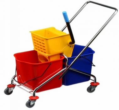 Double Bucket Wringer Trolley (RFQ)