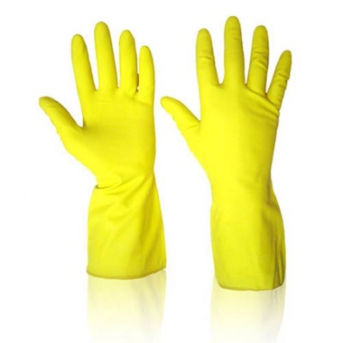 Yellow Household Gloves