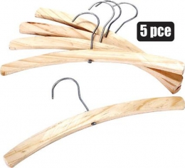 Coathanger Wooden 5pc