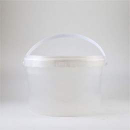 2L Clear Bucket + Lid