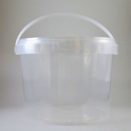 5L Clear Bucket + Lid