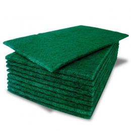 Flat Green Scourer Each