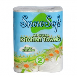 Kitchen Towel Snowsoft Twin Pack
