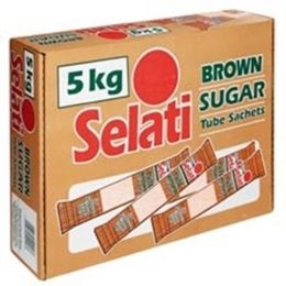 Selati Sugar Sticks Brown 5g