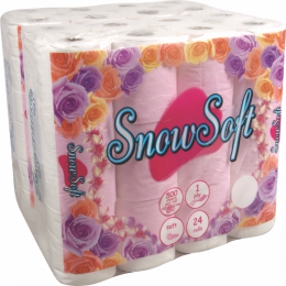 Snowsoft Toilet Paper 1 Ply 24's